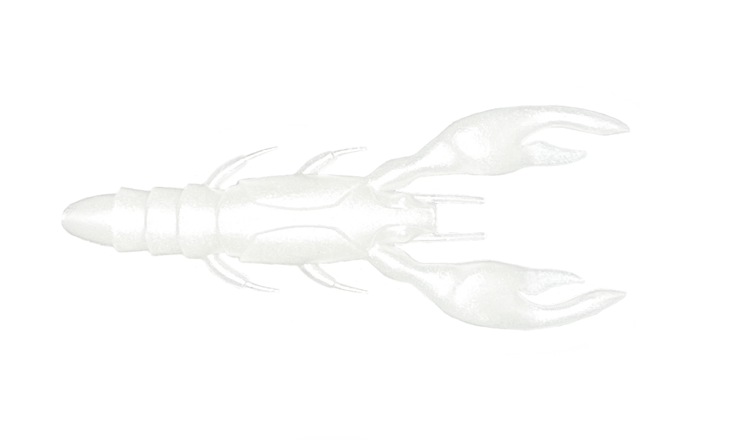 Fishing Lures Toad Thumper Bad Craw - Pearl (Pack of 7) Toad Thumper Bad Craw Pearl - Pescador Fishing Supply