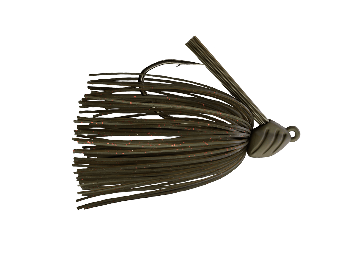Fishing Lures Toad Thumper The Juggernaut Heavy-Cover Jig – Green Pumpkin Red Toad Thumper The Juggernaut Heavy-Cover Jig – Pescador Fishing Supply