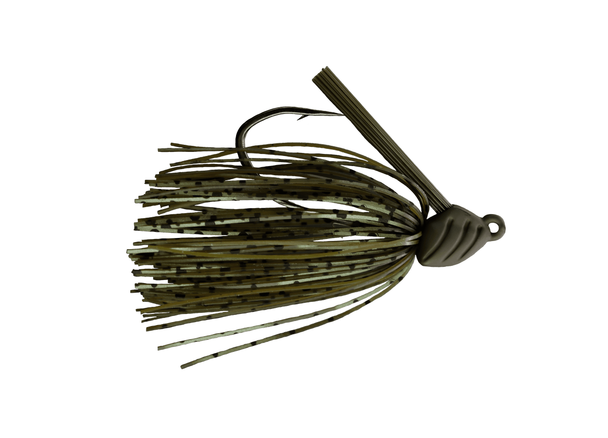 Fishing Lures Toad Thumper The Juggernaut Heavy-Cover Jig – Watermelon Craw Toad Thumper The Juggernaut Heavy-Cover Jig – Pescador Fishing Supply