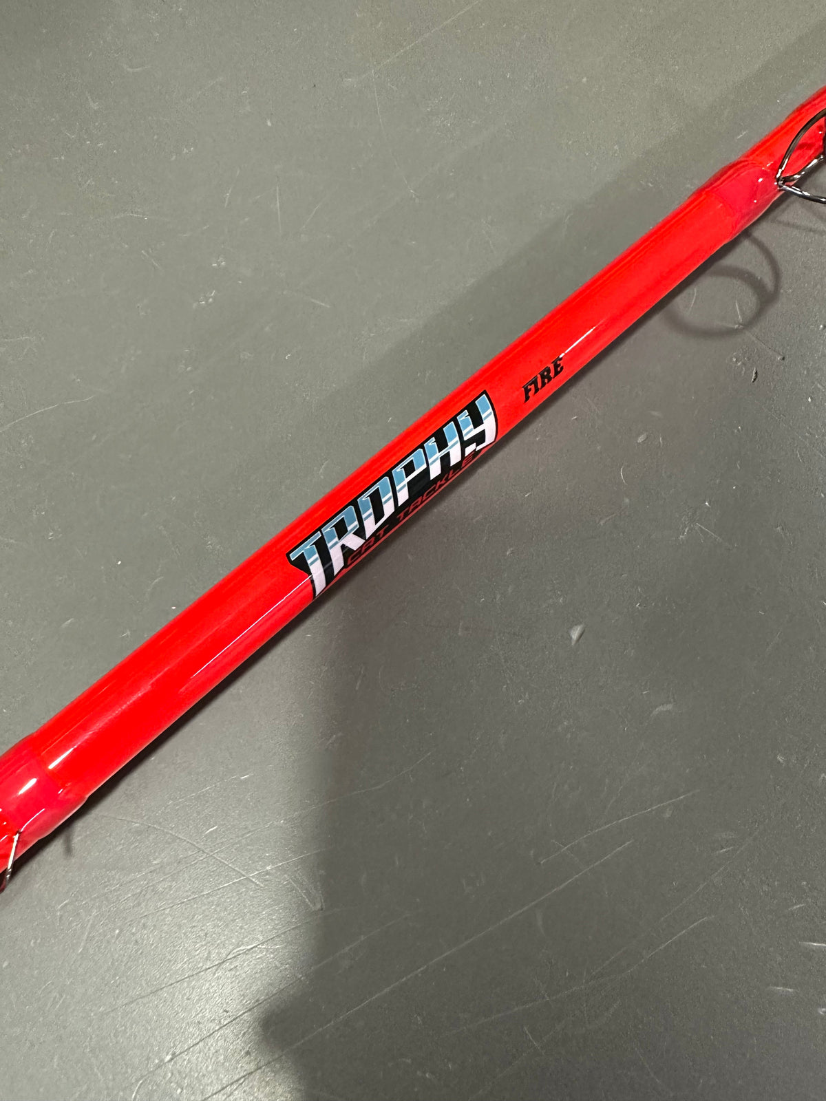 Baitcasting Fishing Rods Trophy Cat Fire 7’6″ Casting Catfish Rod Trophy Cat Fire 7’6″ Casting Catfish Rod – Glow Night Power