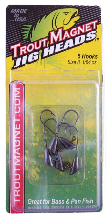 Baits Trout Magnet Jig Heads Black Trout Magnet Jig Heads- Pescador Fishing Supply