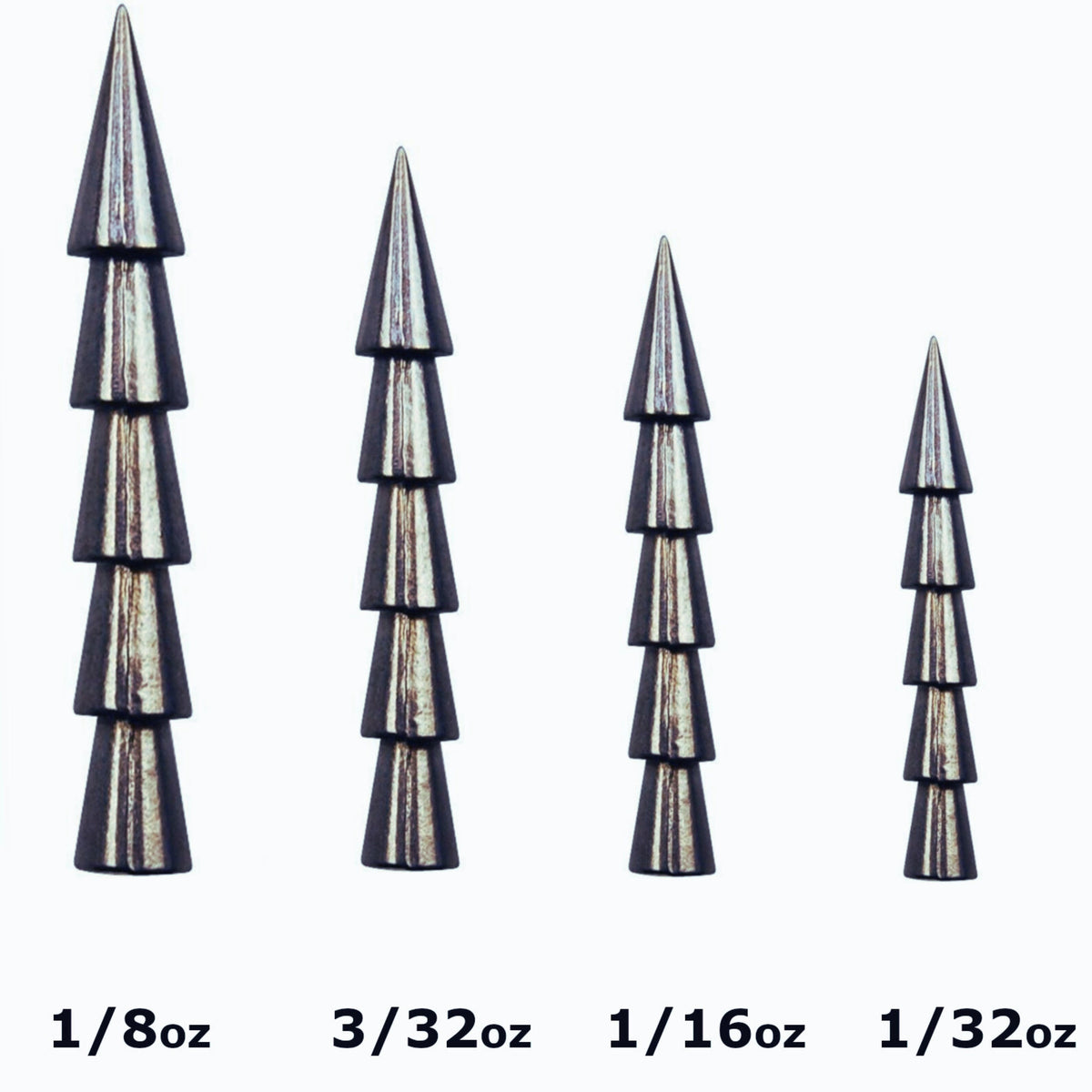 Reaction Tackle 97% Tungsten Nail Weights – Packs &amp; Kits