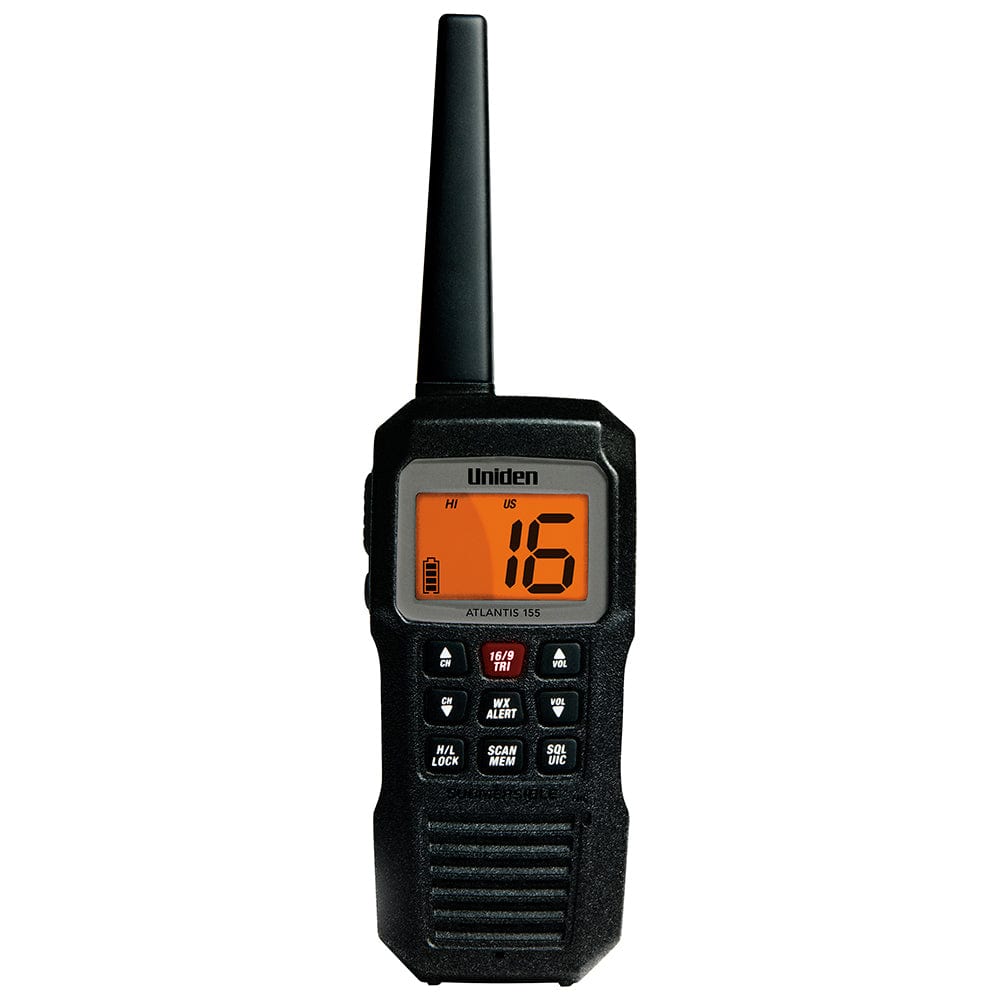 Communication Uniden Atlantis 155 Handheld Two-Way VHF Floating Marine Radio