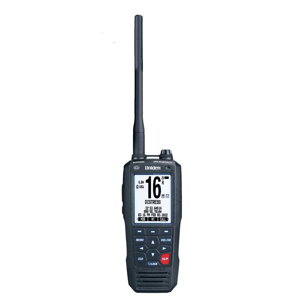 Kayak Accessories Uniden MHS338BT VHF Marine Radio w/GPS & Bluetooth Uniden MHS338BT VHF Marine Radio - Pescador Fishing Supply