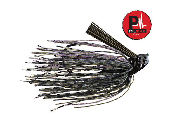 Bass Jigs V&M Baits Adrenaline Flippin' Jig 5/8oz - Heavy Cover Bass Crusher 5/8oz / Sprayed Grass Best 5/8oz Flippin Jig for Bass | V&M Baits Adrenaline Flippin Jig