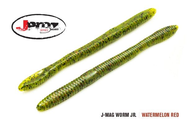 Soft Plastic V & M Baits J-Mag 10.5" Finesse Worm 10.5 Inch Magnum Finesse Worm for Big Bass on Offshore Ledges