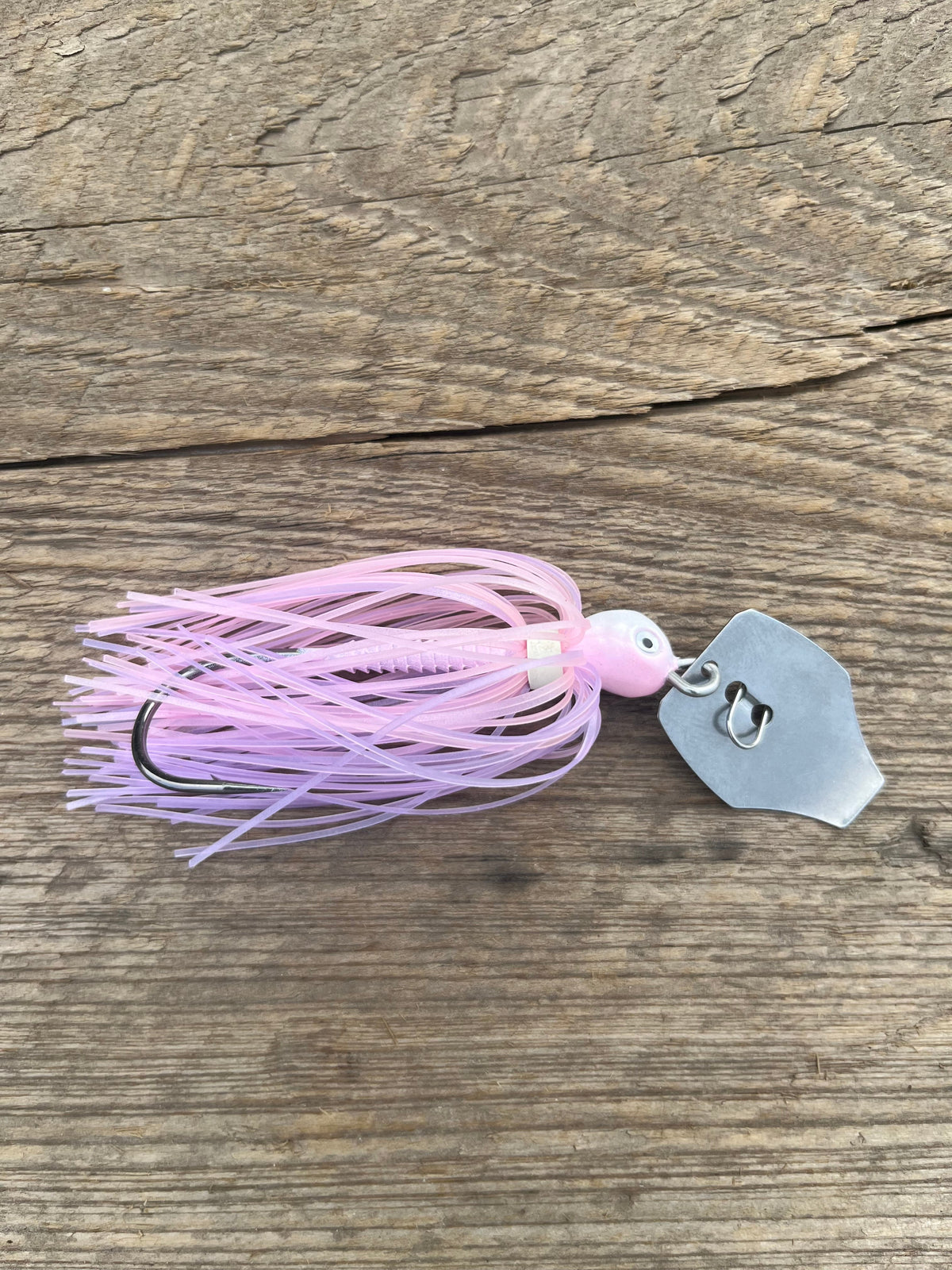 Bladed Jigs V & M Baits The Blade 3/8 oz / Morning Dawn Best Bladed Jig for Bass in the Grass | Weedless Vibrating Swim Jig