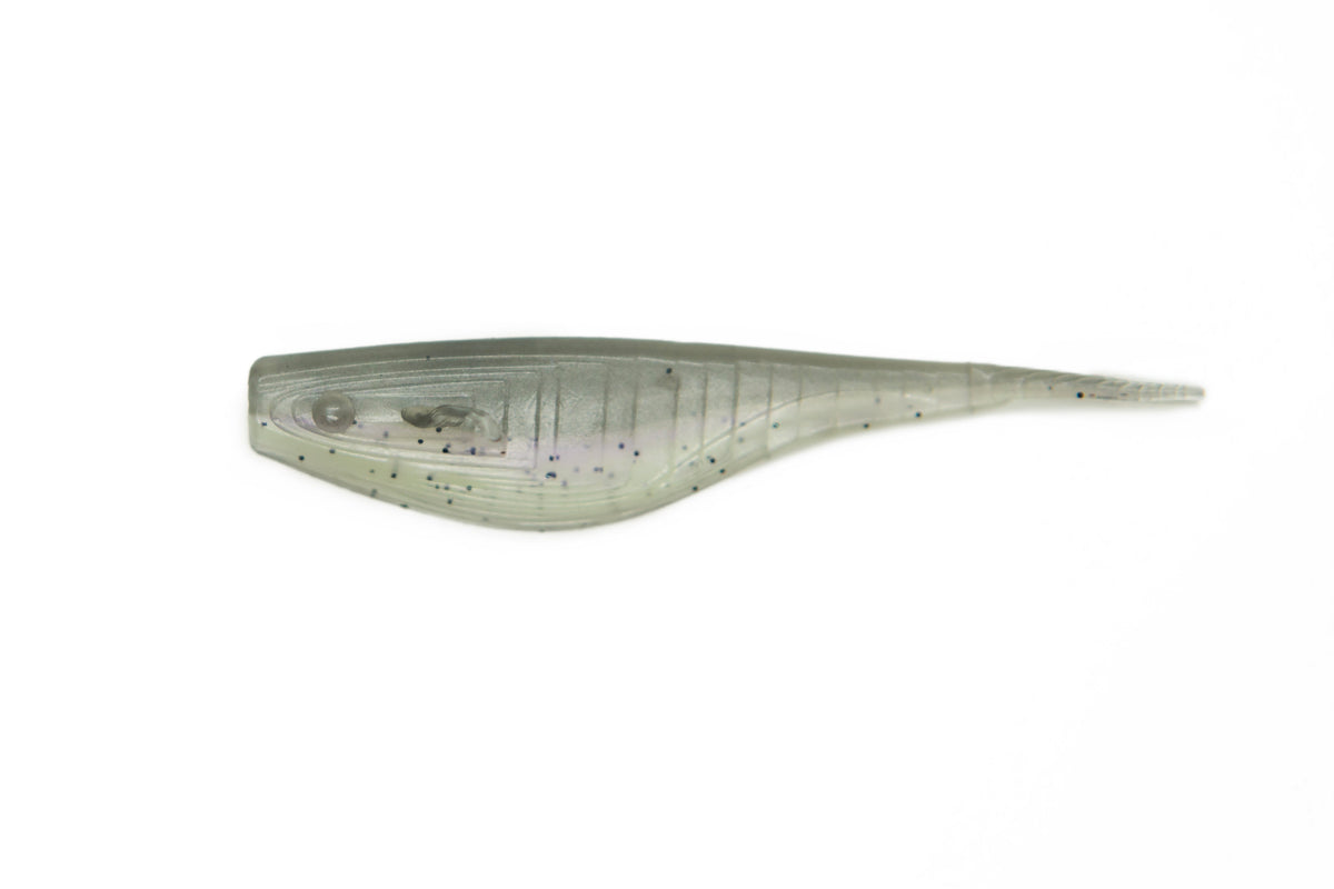 Soft Plastic Vertical Shad Violet Shad Vertical Shad