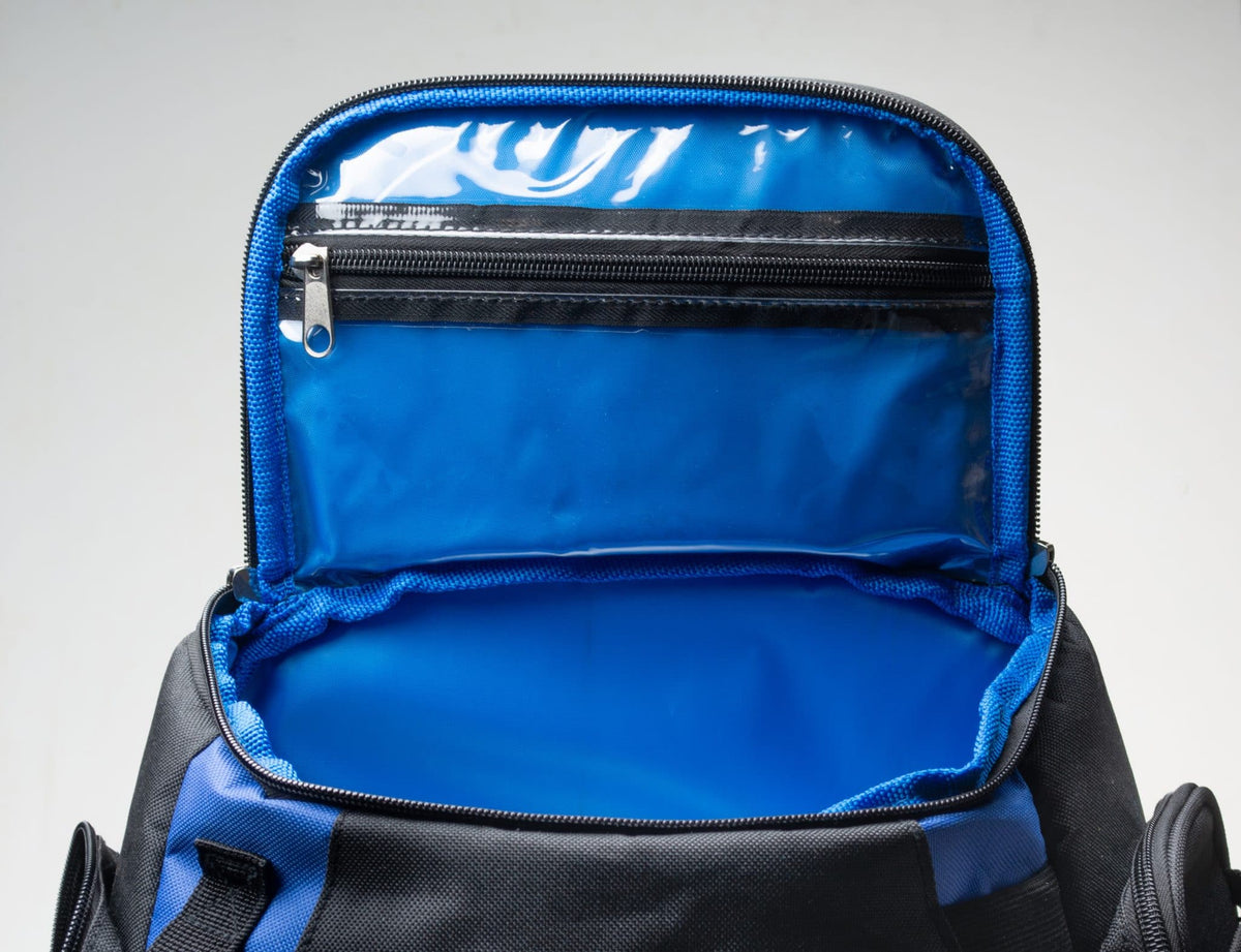 VEXAN fishing tackle backpack with clear storage pocket