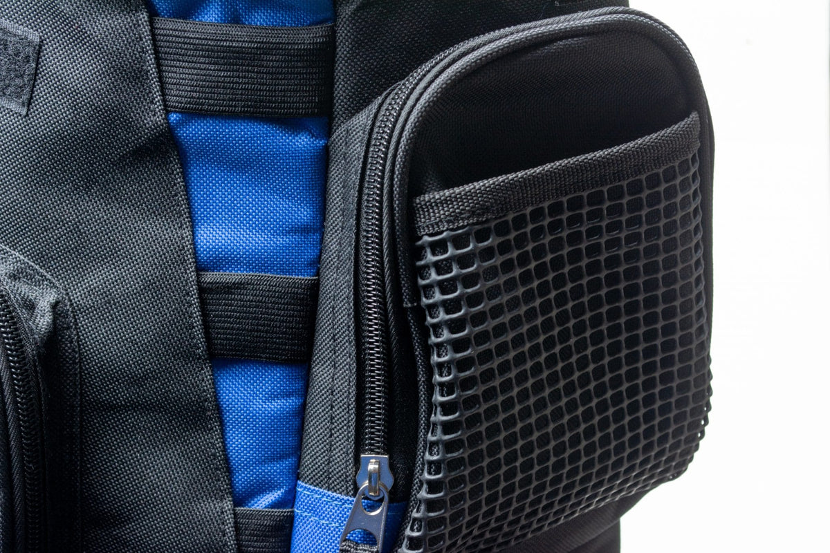 VEXAN fishing tackle backpack with mesh storage pocket