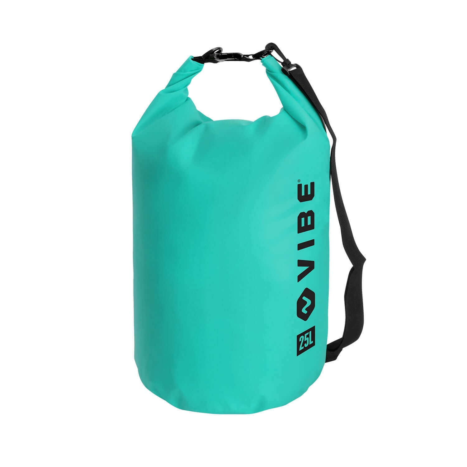 vibe 25l waterproof dry bag pvc roll top raven