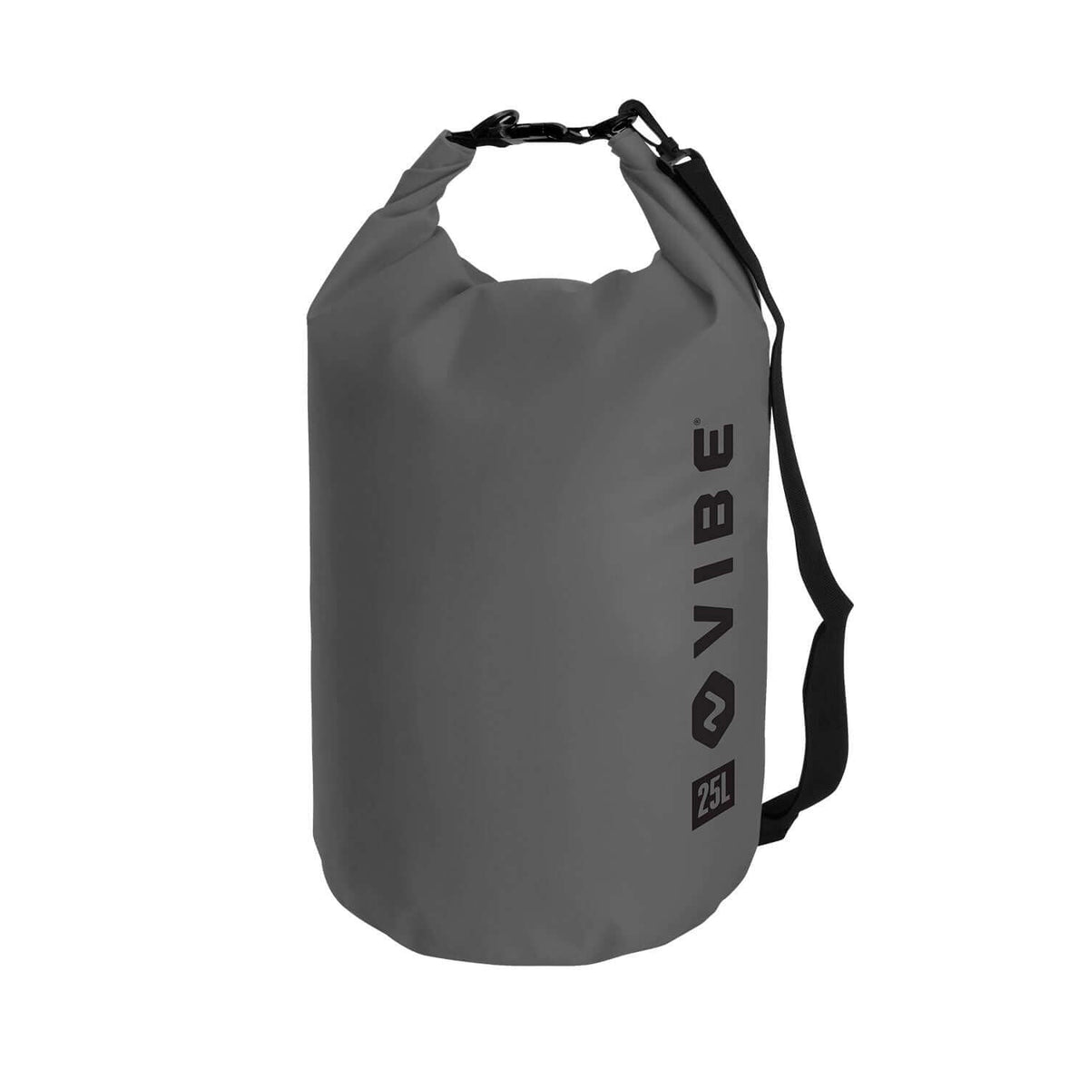 vibe 25l waterproof dry bag pvc roll top raven