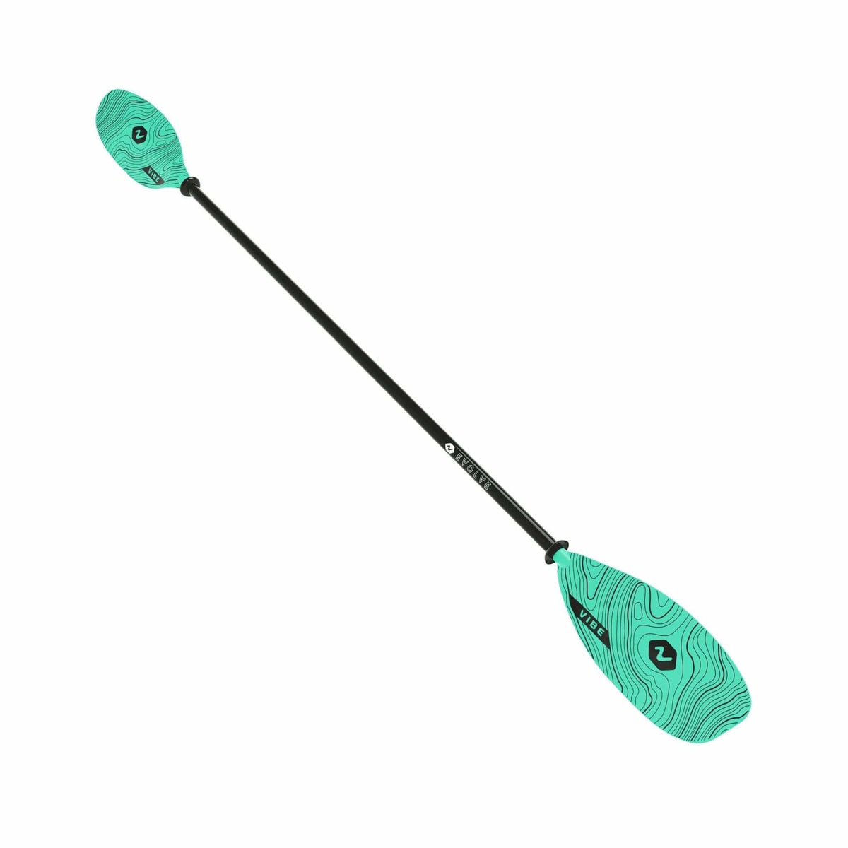 Kayak Paddles Vibe Evolve Fiberglass Adjustable Paddle 230-250 cm Caribbean Blue Vibe Evolve Adjustable Fiberglass Paddle – Pescador Fishing Supply  