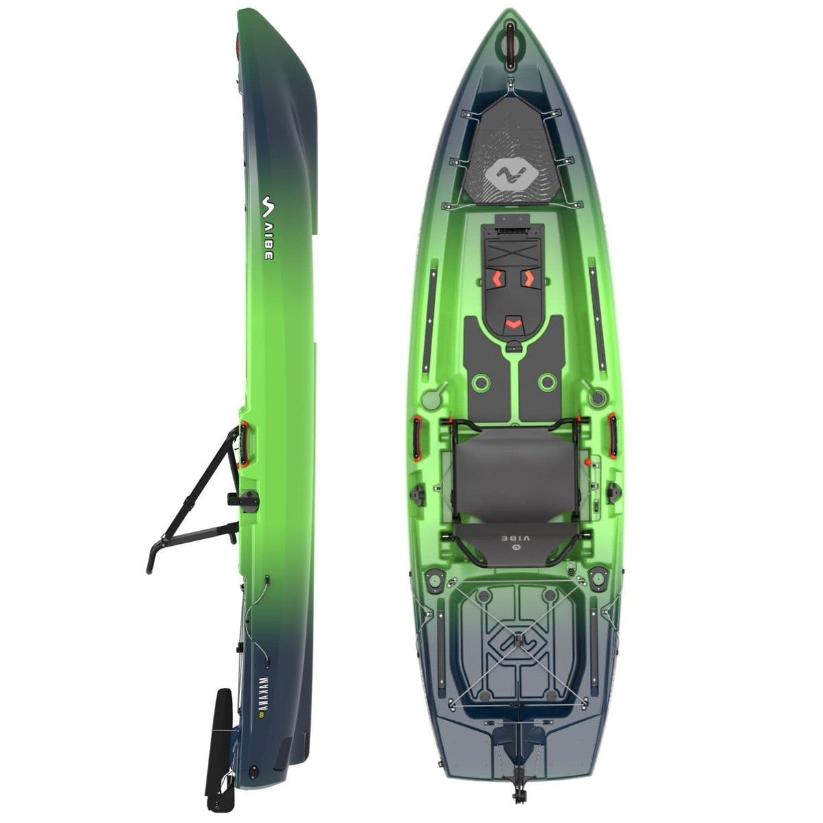 Kayaks Vibe Kayaks Makana 100 Surge green / No drive Vibe Kayaks Makana 100 - Pescador Fishing Supply