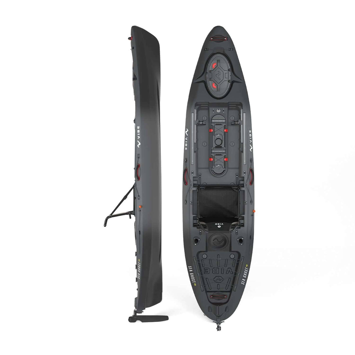 Kayaks Vibe Kayaks Sea Ghost 110 Raven Vibe Kayaks Sea Ghost 110 - Pescador Fishing Supply