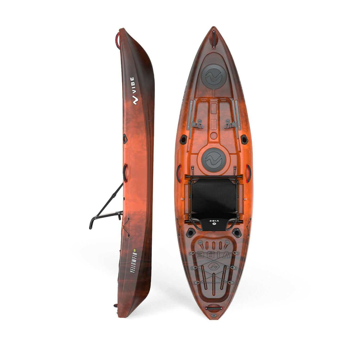 Kayaks Vibe Kayaks Yellowfin 100 Wildfire Vibe Kayaks Yellowfin 100 - Pescador Fishing Supply