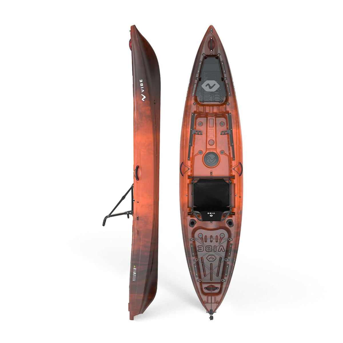 Kayaks Vibe Kayaks Yellowfin 120 Wildfire Vibe Kayaks Yellowfin 120 - Pescador Fishing Supply