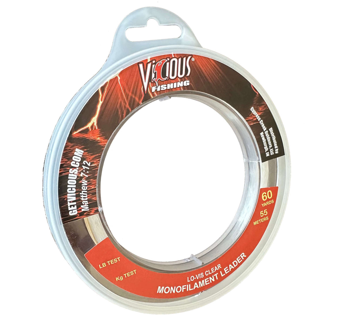 Mono Vicious Mono Leader - 20 Lb Test 60 Vicious Mono Leader - 20 Lb Test