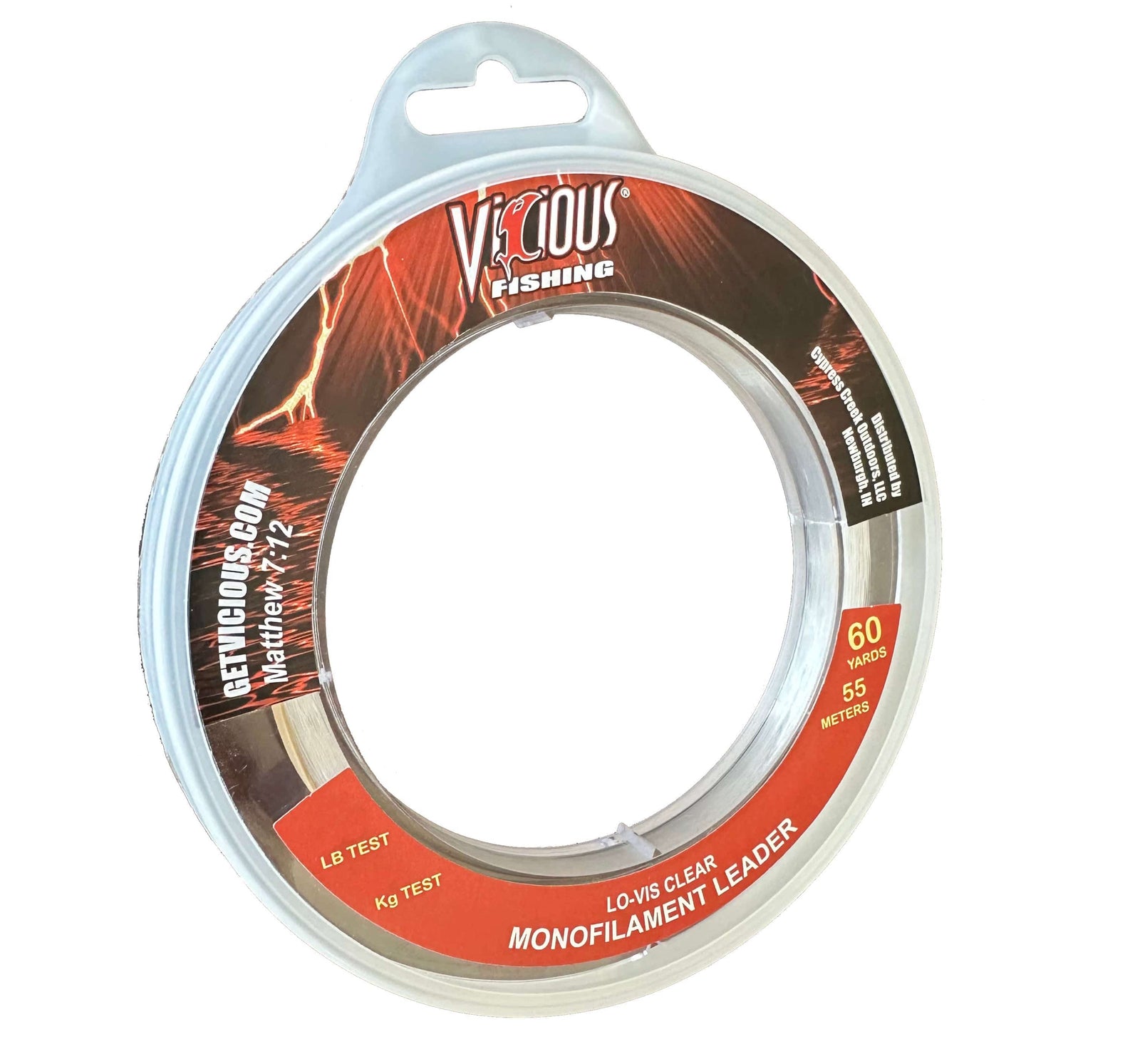Mono Vicious Mono Leader - 30 Lb Test 60 Vicious Mono Leader - 30 Lb Test