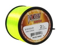 Line Vicious Panfish Hi-Vis Yellow Mono - 1/4LB Spool 2LB Vicious Panfish Hi-Vis Yellow Mono | Pescador Fishing Supply