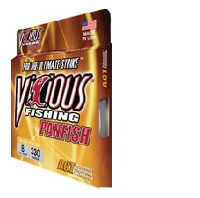 Line Vicious Panfish Hi-Vis Yellow Monofilament 2lb Vicious Panfish Hi-Vis Yellow Monofilament - Pescador Fishing Supply