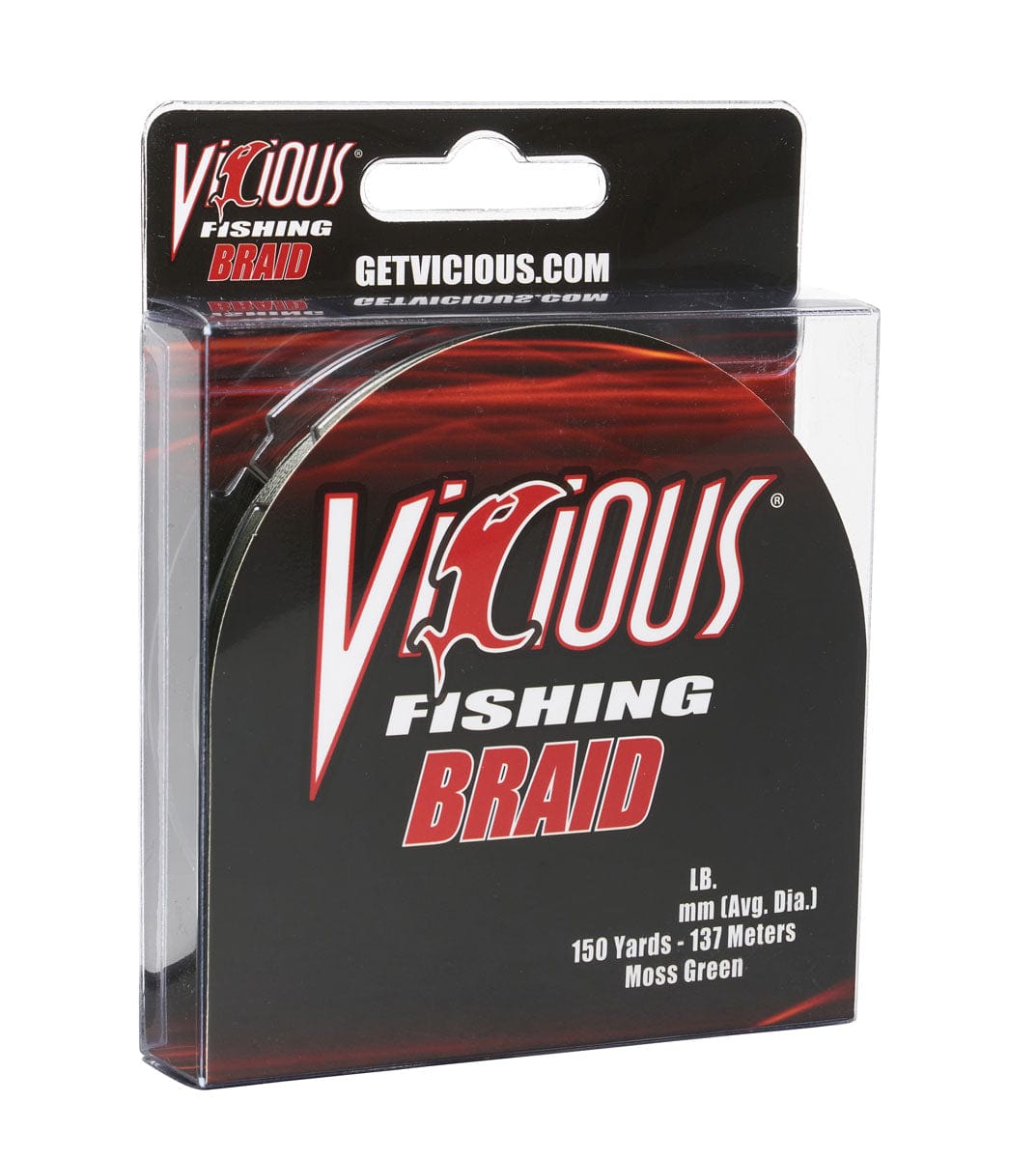 Braid Vicious Standard Green Braid - 10 Lb Test 300 Vicious Standard Green Braid - 10 Lb Test
