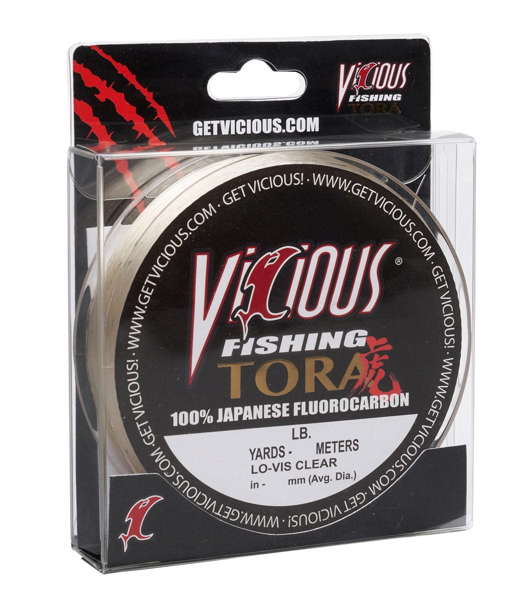 Fluorocarbon Vicious Tora 100% Japanese Fluorocarbon Fishing Line - 14 Lb Test 200 Vicious Tora Fluorocarbon Fishing Line – Pescador Fishing Supply
