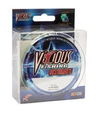 Line Vicious Ultimate Lo-Vis Green Monofilament 6LB Vicious Ultimate Lo-Vis Green Monofilament - Pescador Fishing Supply