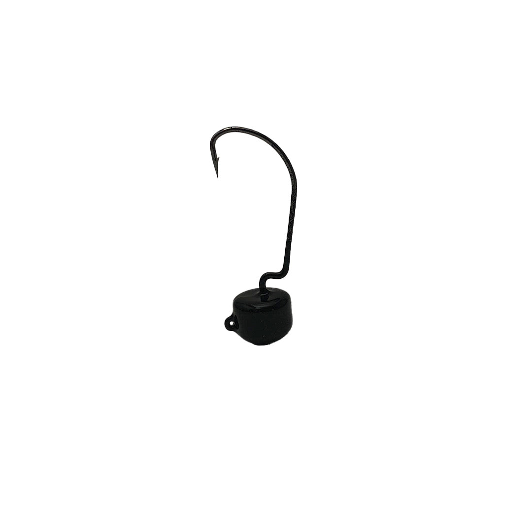 ned head Weedless Ned Heads 1/4 oz. / Black / 1/0 Weedless Ned Heads