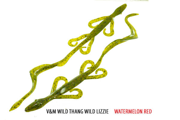 Soft Plastic Wild Lizzie 6.5" / Watermelon Red Wild Lizzie