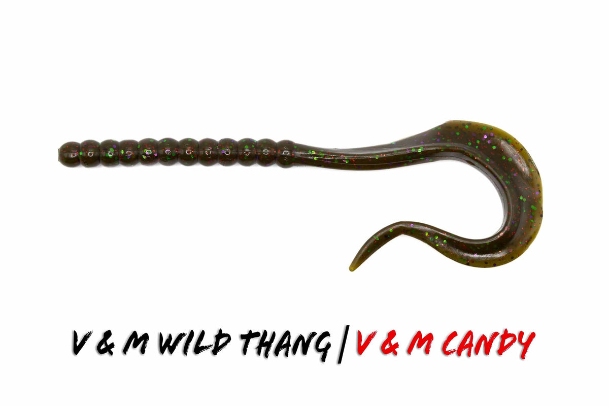 Soft Plastic Wild Thang Worm 8.5" / V&M Candy Wild Thang Worm