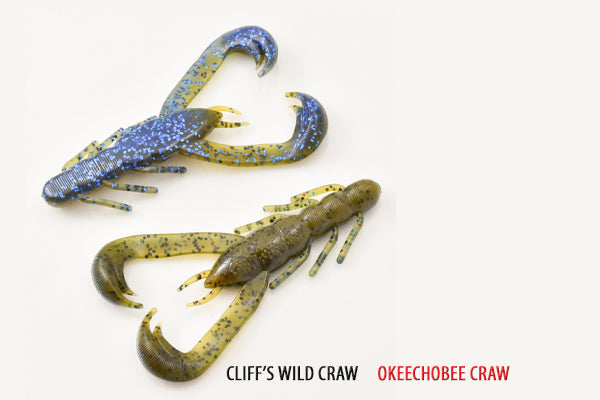 V & M Baits Cliff's Wild Craw - J-Claw Flipping Trailer