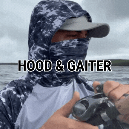 Fishing Shirt WindRider Atoll Hooded Fishing Shirt with Gaiter – UPF 50+ WindRider Atoll Hooded Fishing Shirt – Pescador Fishing Supply