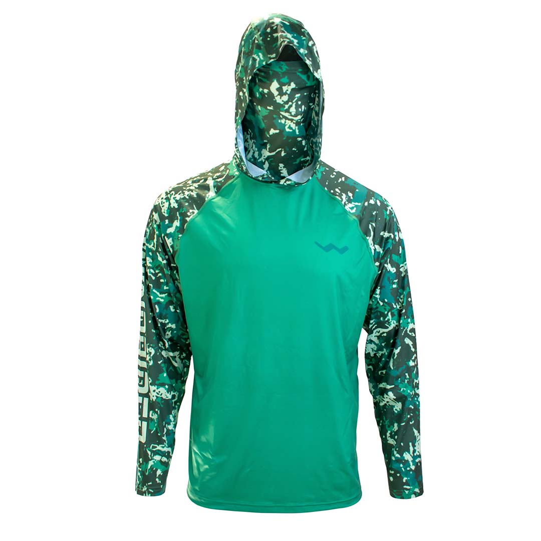 Fishing Shirt WindRider Atoll Hooded Fishing Shirt with Gaiter – UPF 50+ WindRider Atoll Hooded Fishing Shirt – Pescador Fishing Supply