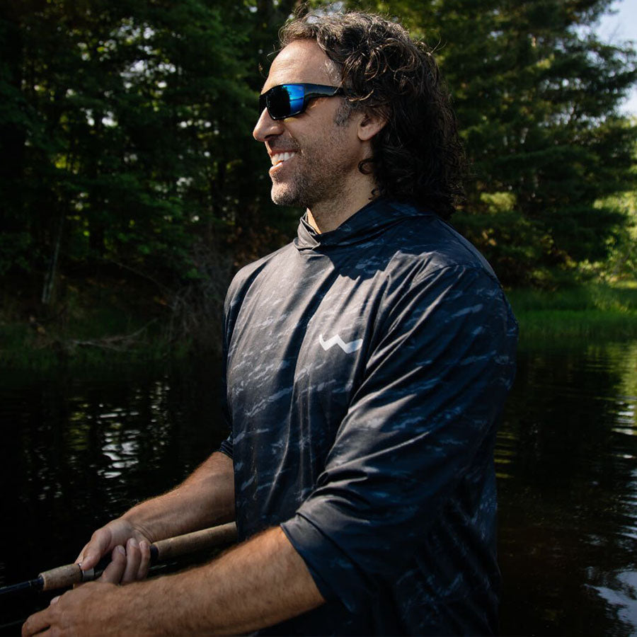 Fishing Shirt WindRider Atoll Hooded Fishing Shirt with Gaiter – UPF 50+ WindRider Atoll Hooded Fishing Shirt – Pescador Fishing Supply