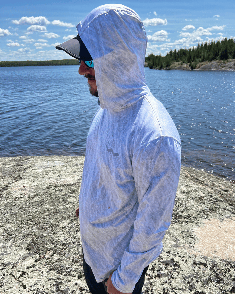 Fishing Shirt WindRider Hooded Helios Fishing Shirt with Gaiter WindRider Hooded Helios Fishing Shirt – Pescador Fishing Supply