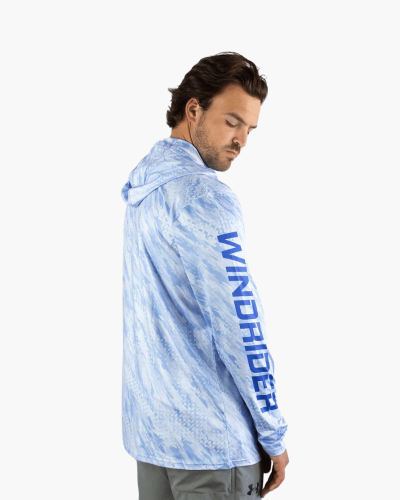 Fishing Shirt WindRider Hooded Helios Fishing Shirt with Gaiter WindRider Hooded Helios Fishing Shirt – Pescador Fishing Supply