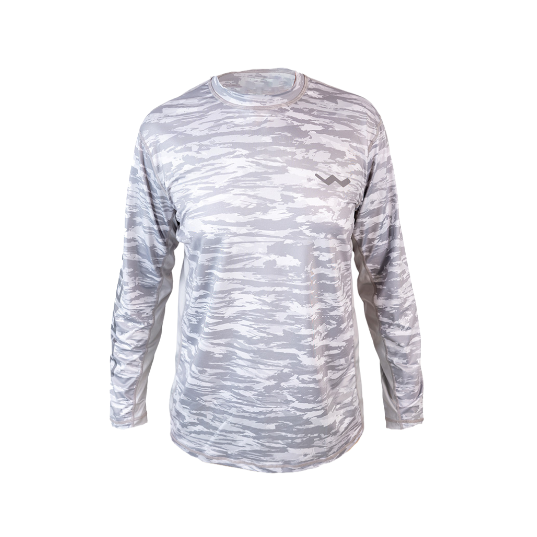 Fishing Shirt WindRider SOL Invictus Pro Fishing Shirt – UPF 50+ Sun Protection Snowy Tundra / S WindRider SOL Invictus Pro Fishing Shirt – Pescador Fishing Supply