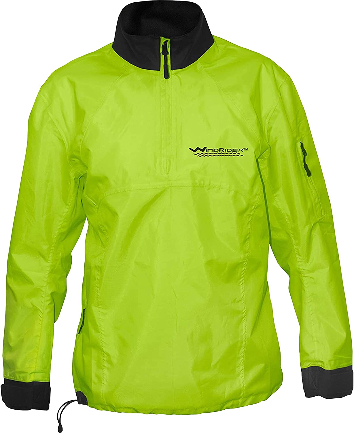 Paddling Gear WindRider Waterproof Paddling Jacket – PVC Nylon Rain Shell Yellow / XS WindRider Waterproof Paddling Jacket – Pescador Fishing Supply
