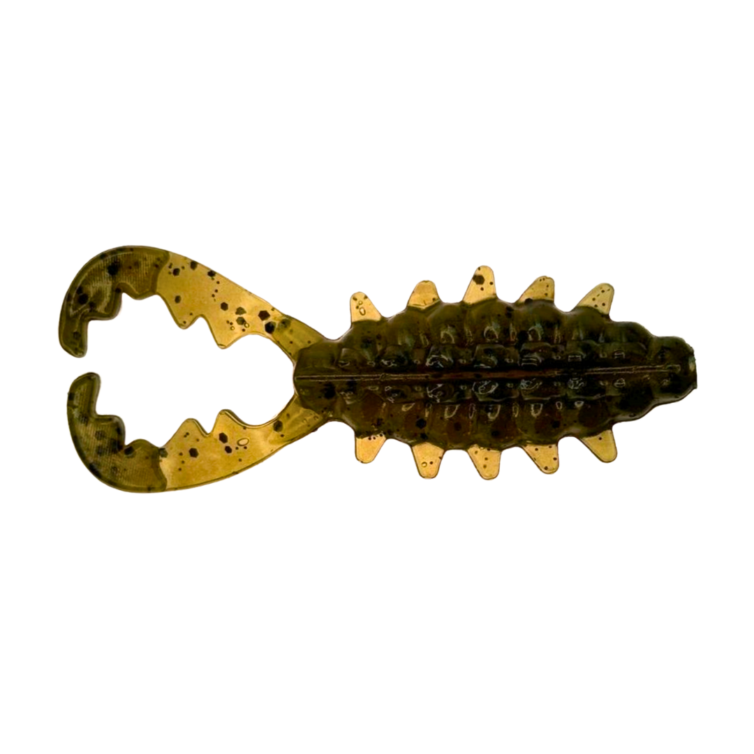 Soft Plastics WM Bayou Baby Bio Craw – BFS / Cheb Rigs / Texas Rigs Green Pumpkin WM Bayou Baby Bio Craw – Compact Finesse Craw – Pescador Fishing Supply