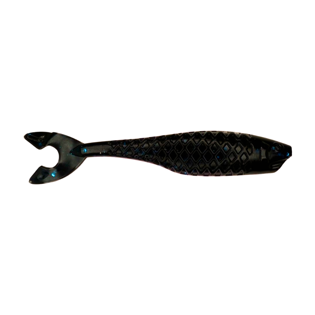 Soft Plastics WM Bayou Bash Minnow 4.5″ Chatter Tail Trailer Black and Blue WM Bayou Bash Minnow 4.5″ Chatter Trailer – Pescador Fishing Supply