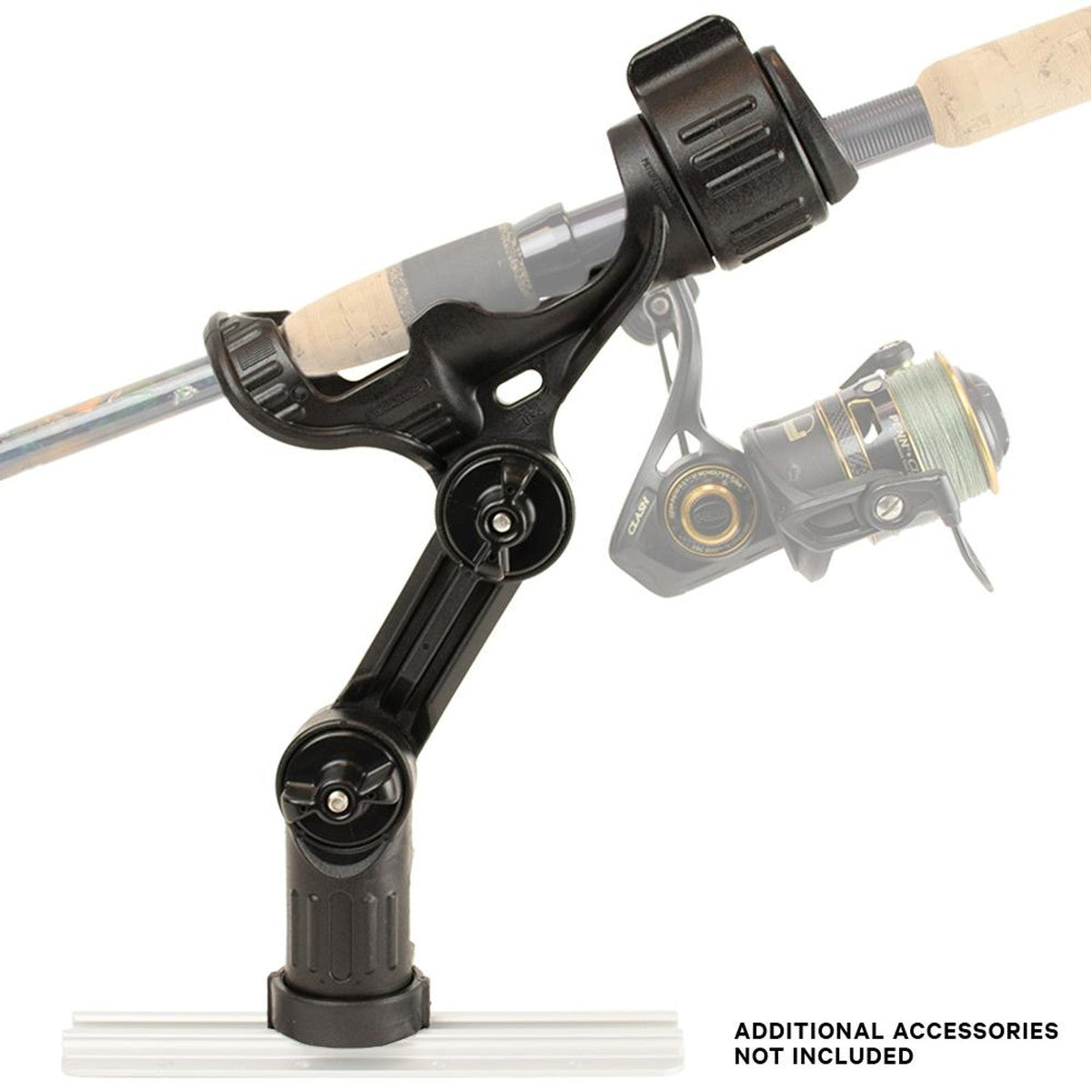 Kayak Accessories YakAttack Omega Pro™ Rod Holder with Track Mounted LockNLoad™ YakAttack Omega Pro™ Rod Holder with Track Mounted LockNLoad™