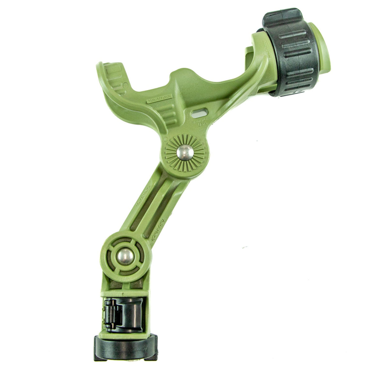 Kayak Accessories YakAttack Omega Pro™ Rod Holder with Track Mounted LockNLoad™ Olive Green YakAttack Omega Pro™ Rod Holder with Track Mounted LockNLoad™