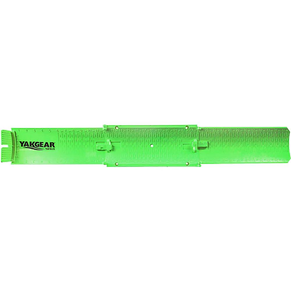 Bump Boards YakGear Fish Stik Folding Measuring Board – Lime Green Folding Floating Bump Board for Kayak Fishing – YakGear Fish Stik
