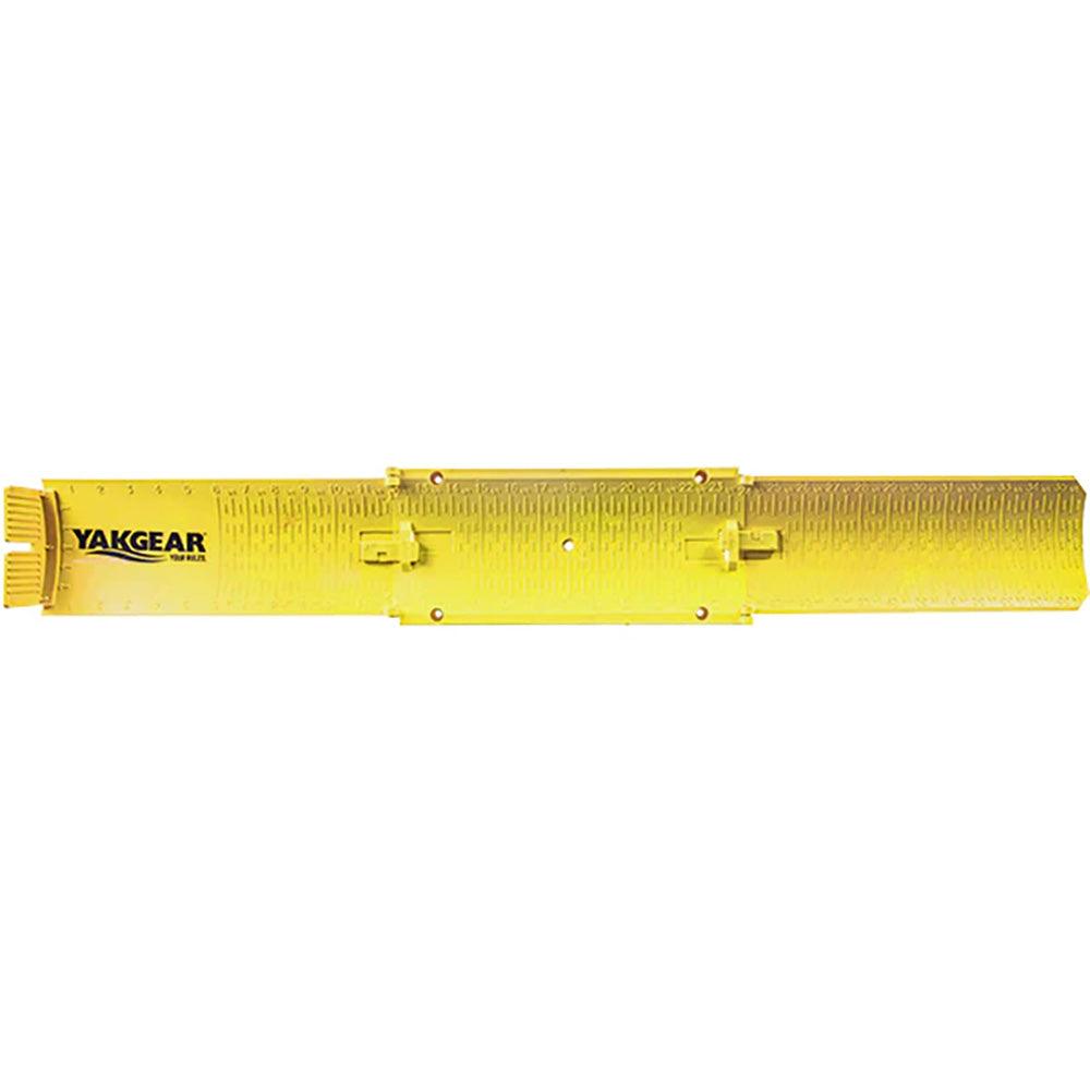 yakgear fish stik yellow folding measuring board kayak