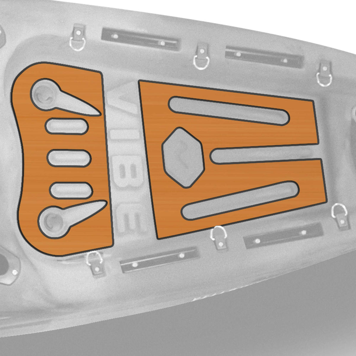 Vibe Yellowfin 120 Premium Deck Padding Kit