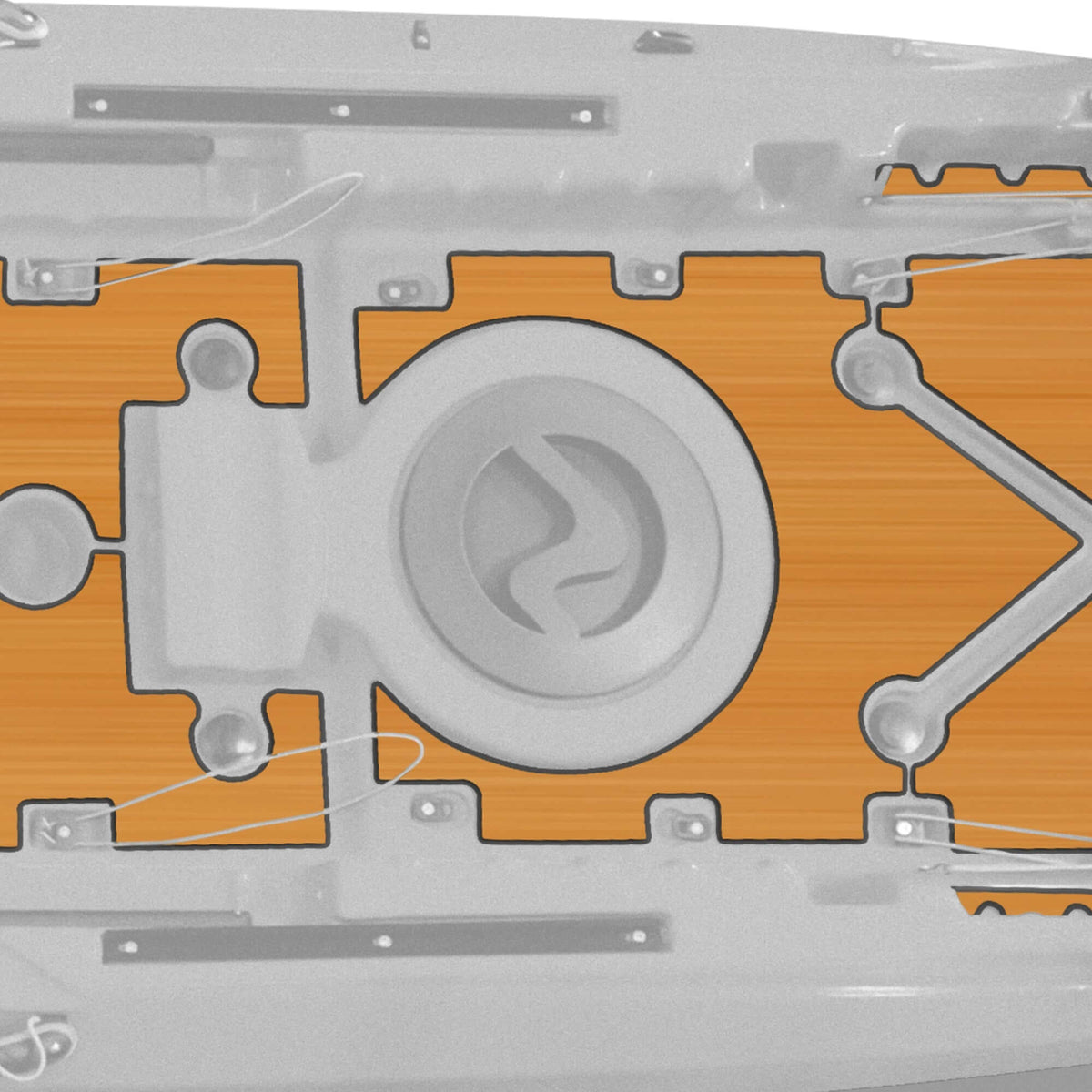 Vibe Yellowfin 130T Premium Deck Padding Kit