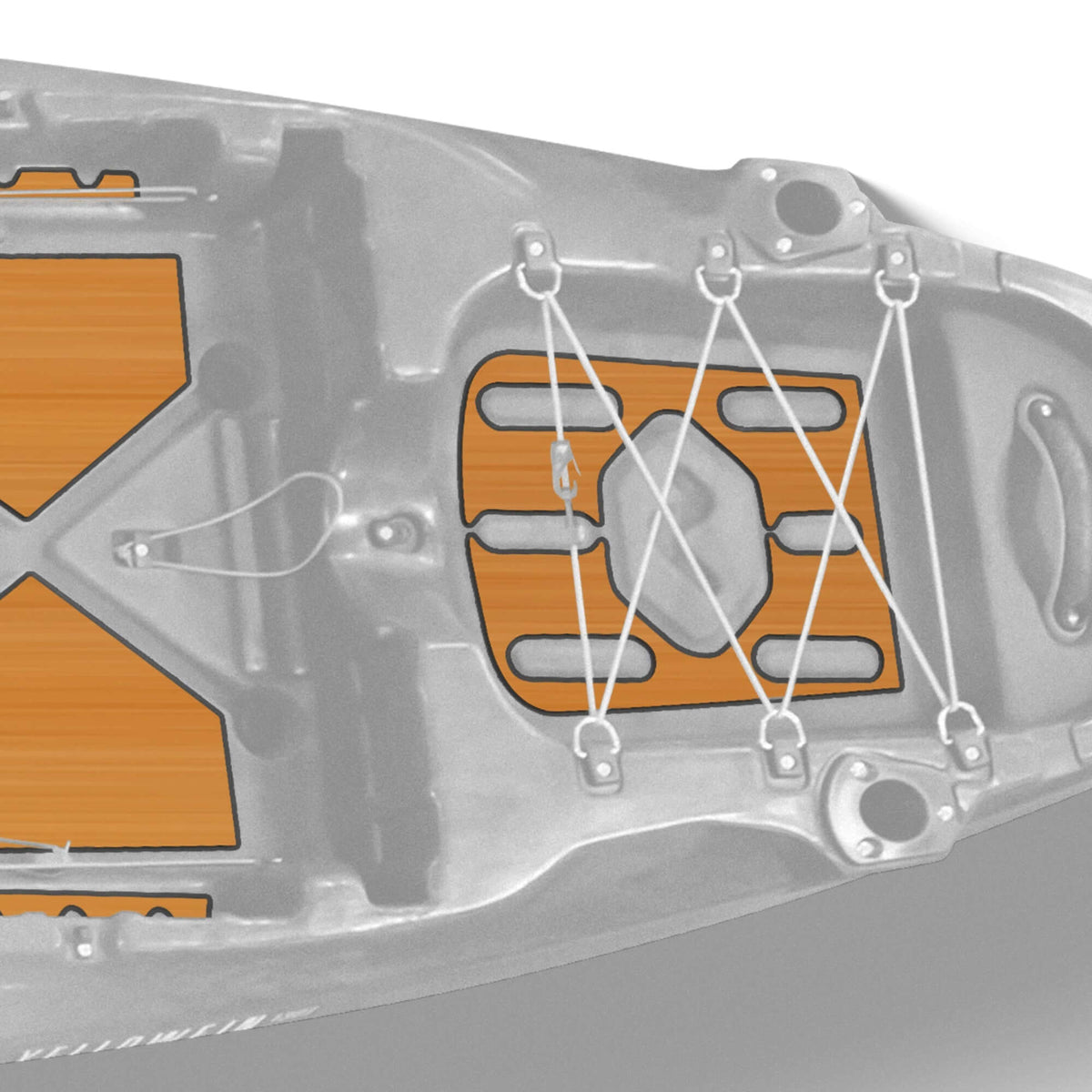 Vibe Yellowfin 130T Premium Deck Padding Kit