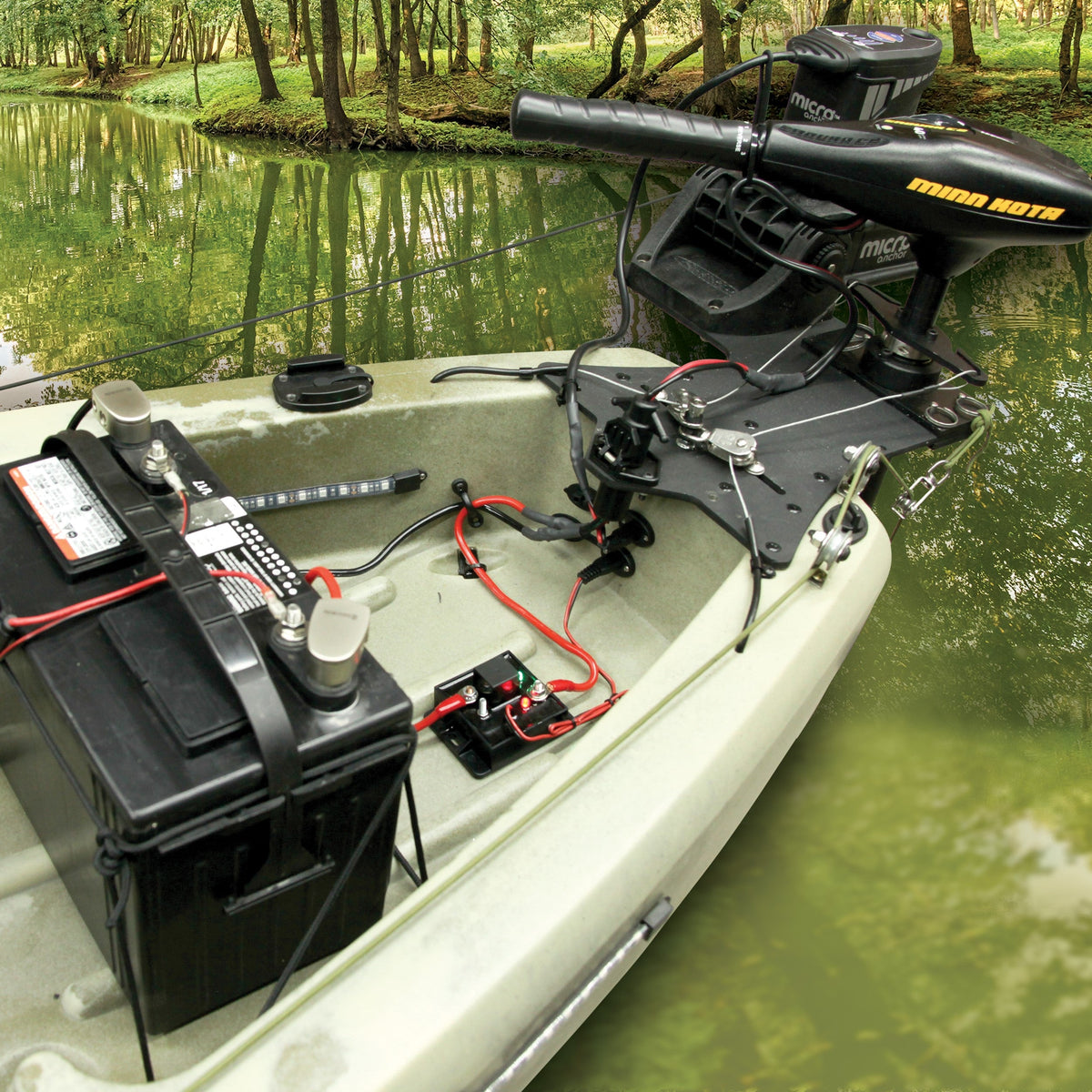 Electronics YP-LDR50 50 Amp Heavy Duty Relay Switch With Auto-Reset Circuit Breaker YP-LDR50 50 Amp Heavy Duty Relay Switch With Auto-Reset Circuit Breaker