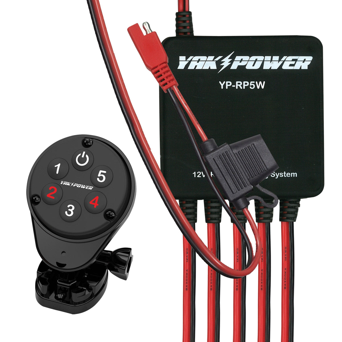 Electronics YP-RP5W-OR Five Circuit Wireless Digital Switching System with Steering Wheel Control YP-RP5W-OR Five Circuit Wireless Digital Switching System with Steering Wheel Control